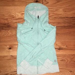 Bench Jagger Zip Thru Hoodie Aqua